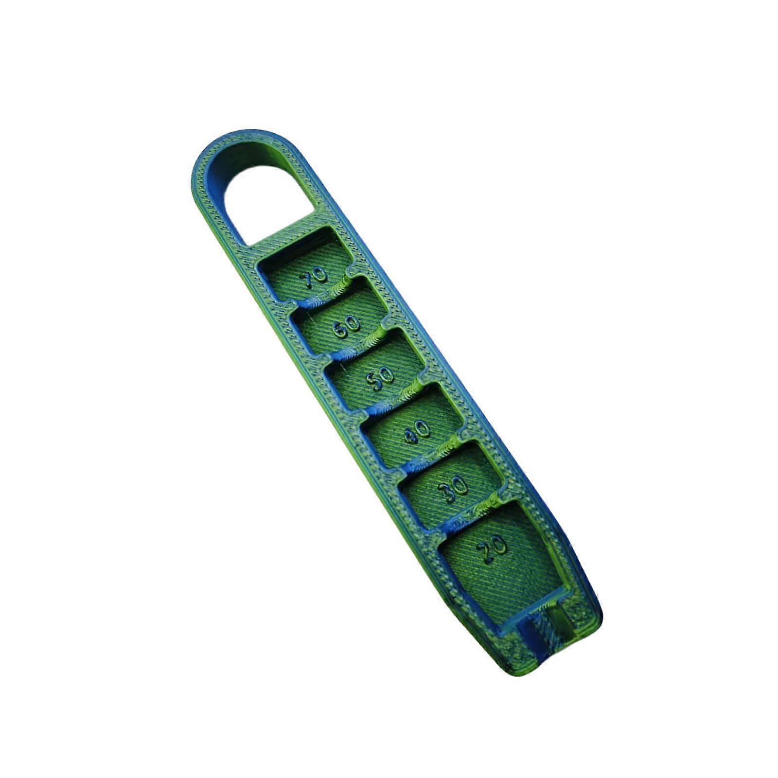 Golf Tee Height Gauge with Fast Adjustment for Consistent Placement, Driver and Iron Compatible