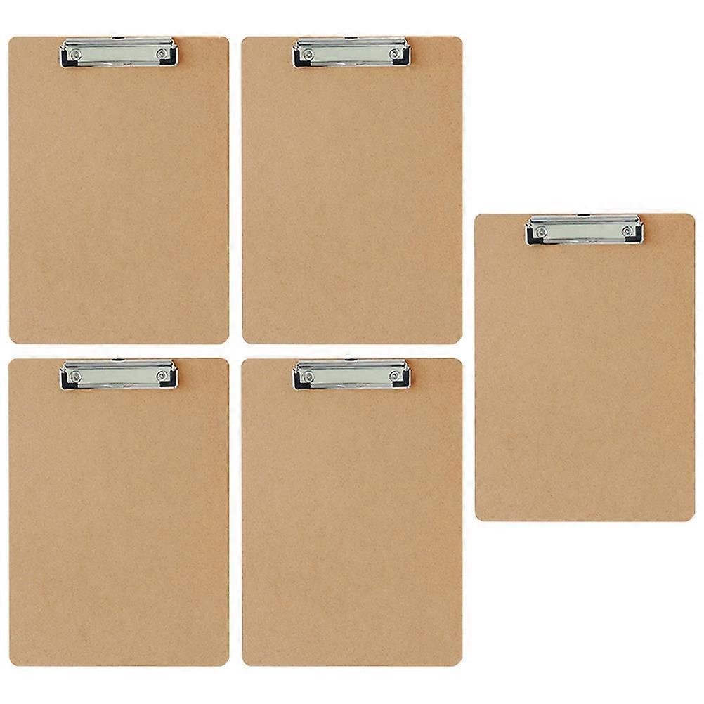 Office File Folder Clip Board for Writing Support with 5Pcs Pieces
