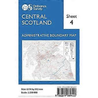Keski-Skotlanti (OS admin Boundary kartta)