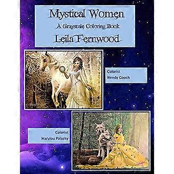 Femmes mystiques : un livre de coloriage en niveaux de gris