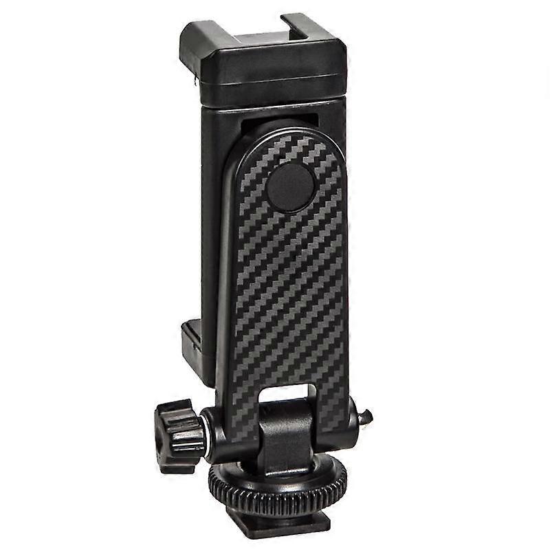 Rotating Vertical Horizontal Phone Clamp Hot Shoe Camera Tripod Mounting Bracket 007