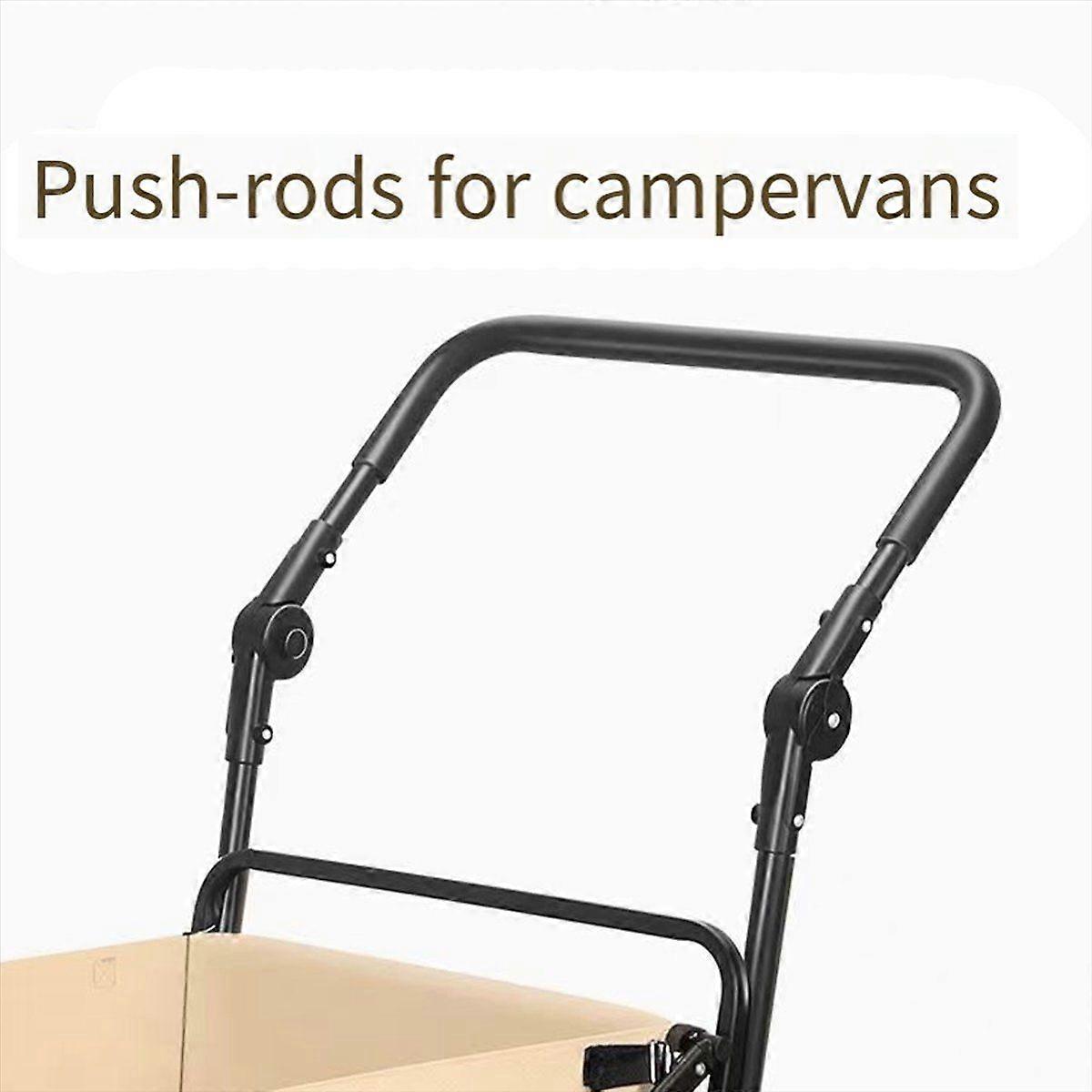 Foldable Folding Cart Push Handle Extendable Cart