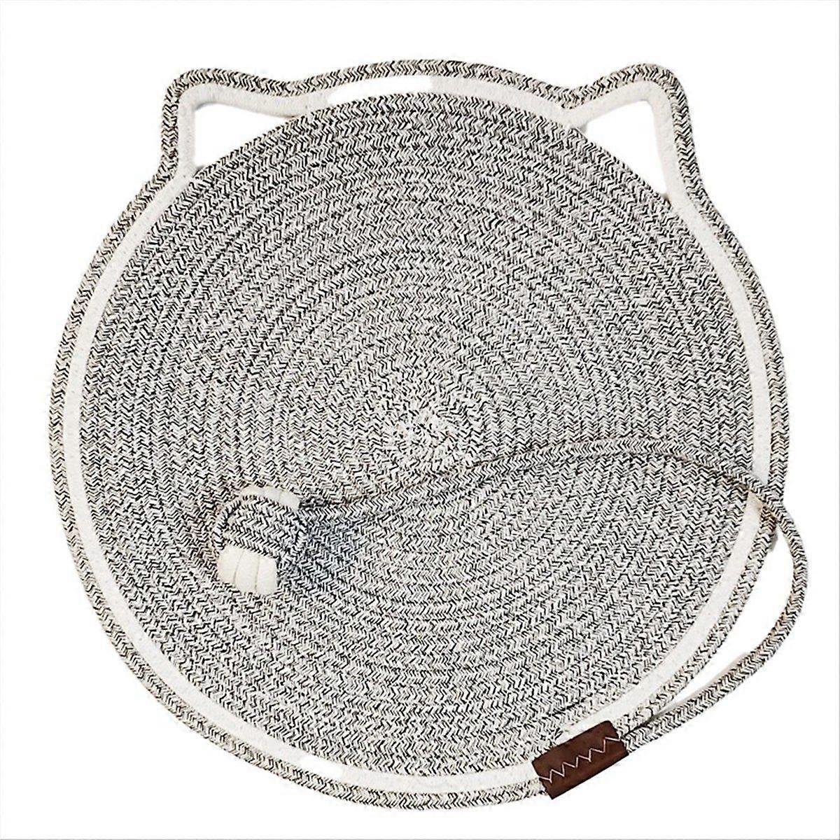 Cotton Rope Cat Scratcher Board Cat Scratching Post Mat Bed Mat,D