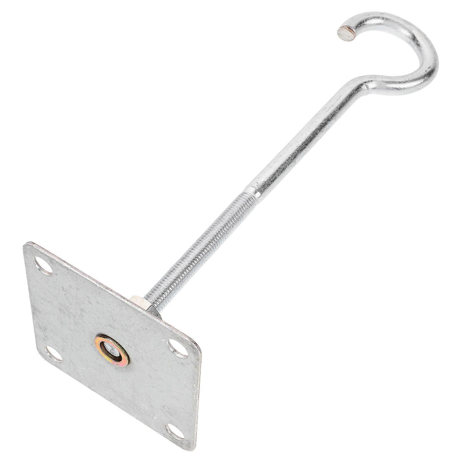 Durable Steel Ceiling Fan Hook for Secure Mounting Silver