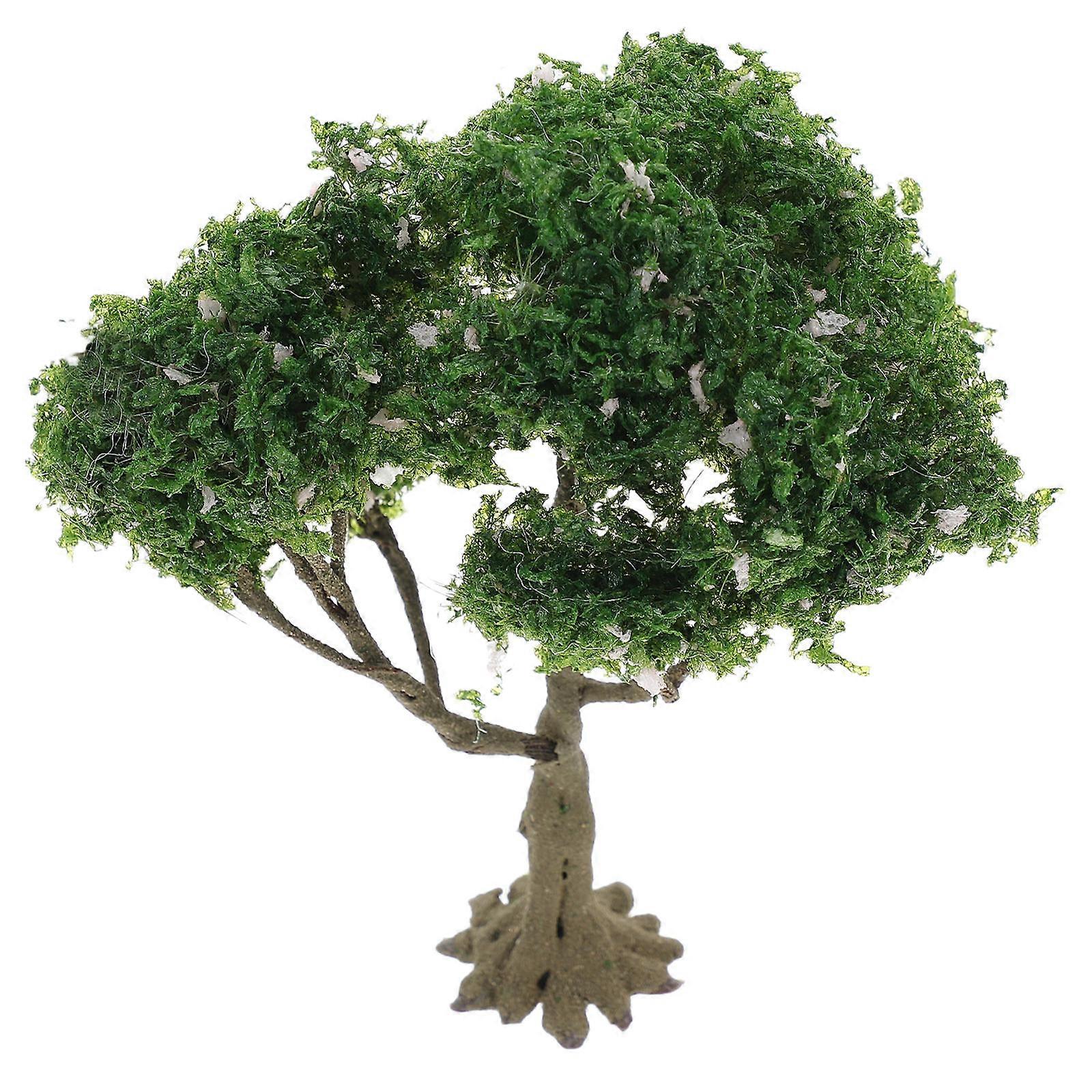 Micro Landscape Tree Landscape Model Tree for Realistic Dioramas Plastic Green