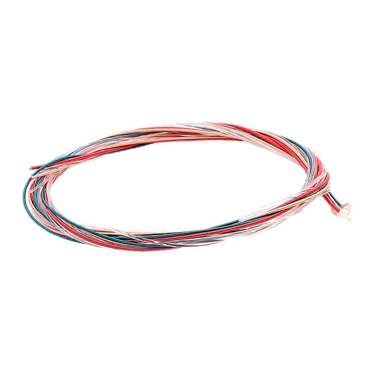 Acoustic Guitar Strings Set 6pcs Clear Tone Stability Durable Folk Guitar Replacement