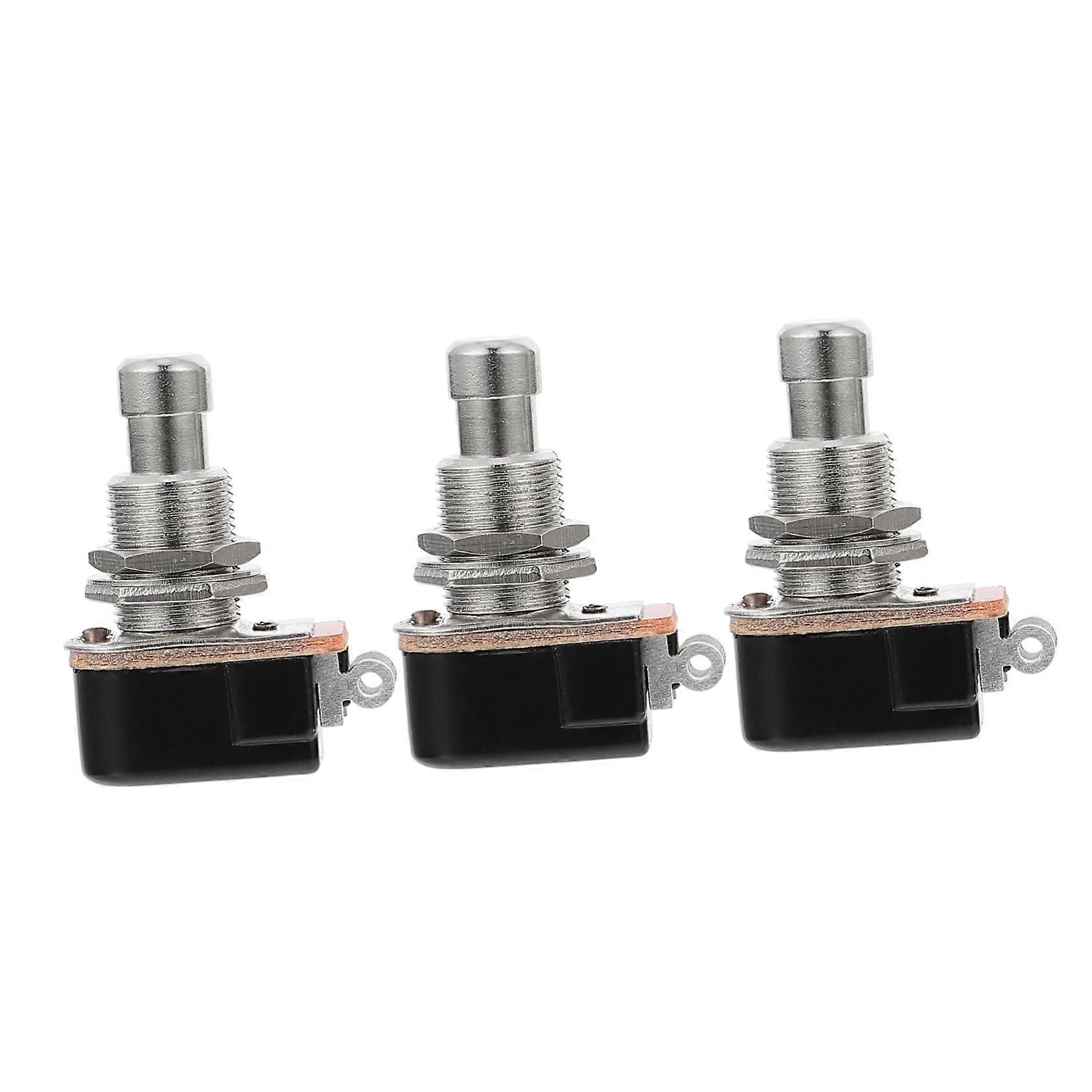 3 Pack Guitar Footswitch Pedals for Hands Effect Switching and Reliable Live Performance Control