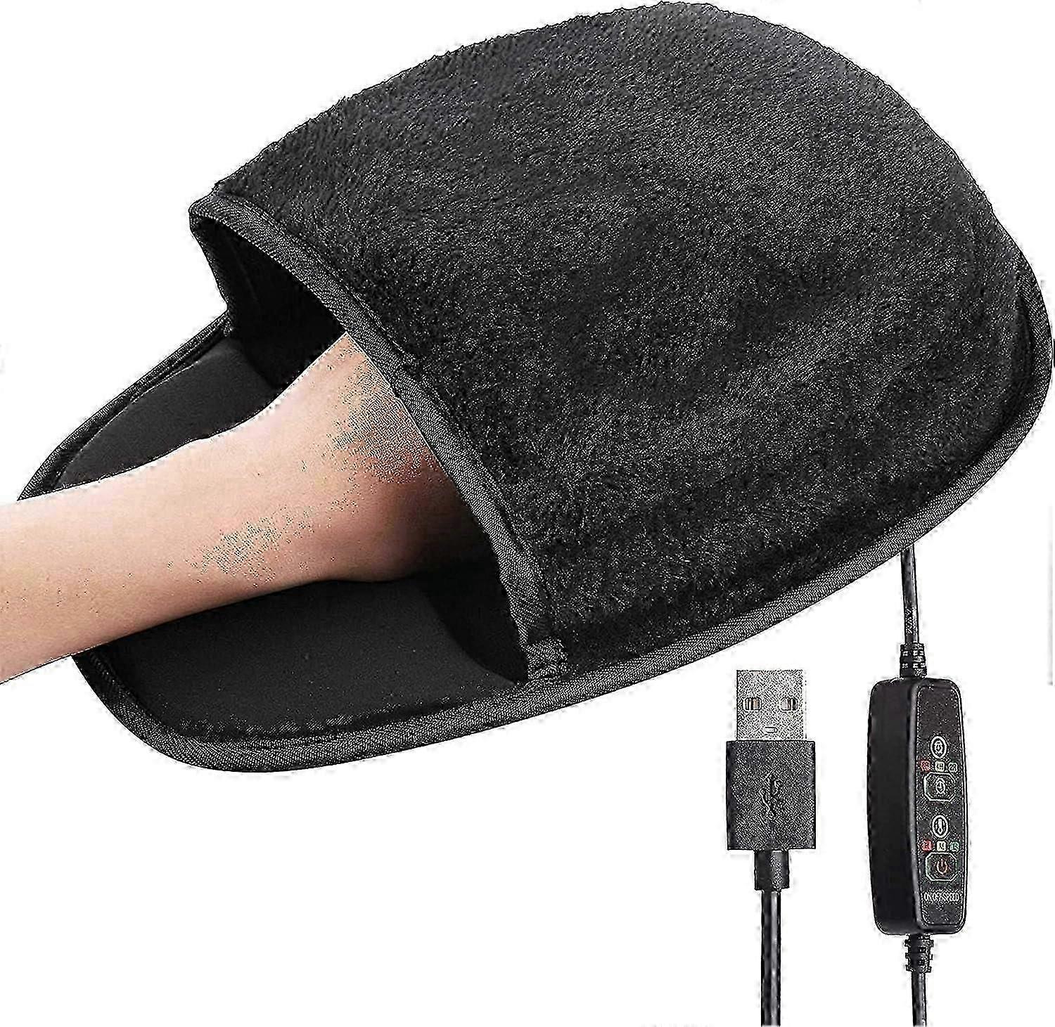 USB Heated Mouse Pad Hand Warmer - 3 Temperatures - Controller Included