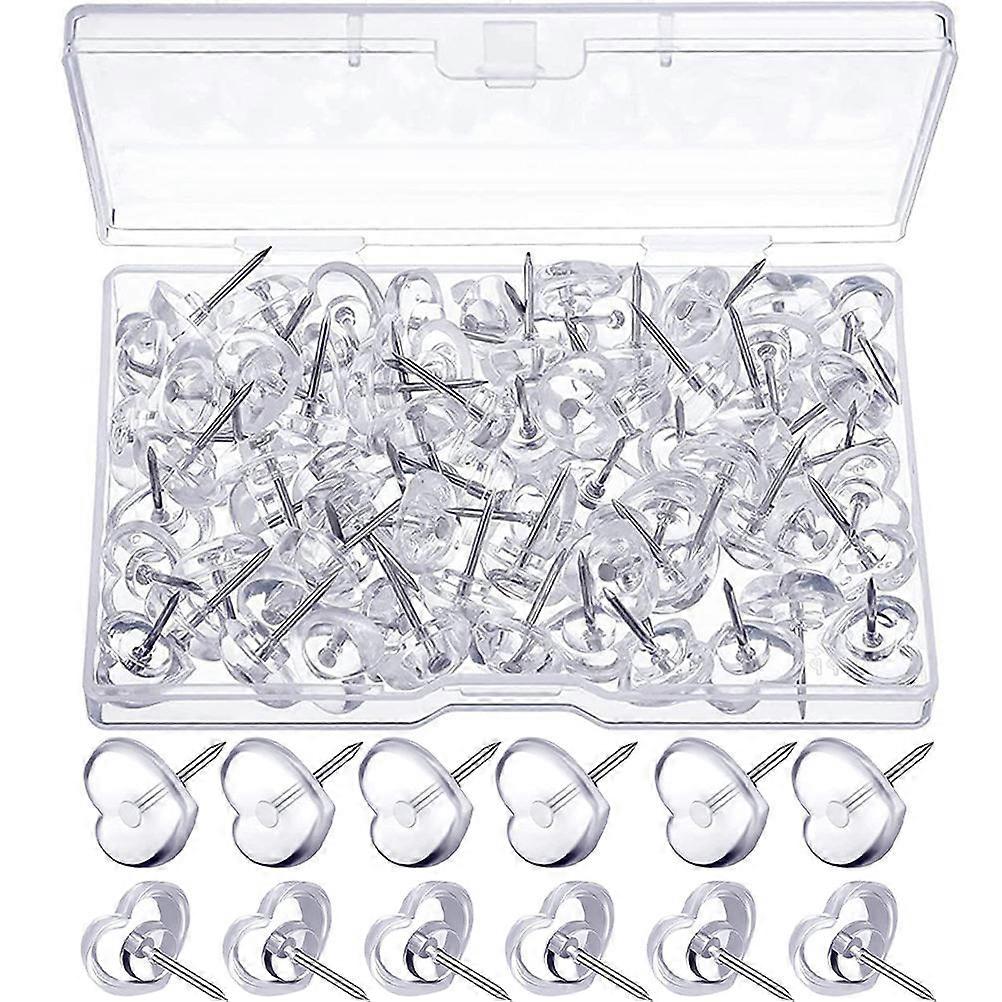 100pcs Replaceable Push Pin Multi-function Thumbtacks Delicate Thumb Tacks Map Supply