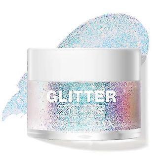 Holografisk Body Glitter Gel for kropp, ansikt, hår og Lip.Color Endre Glitter Gel under lys -1,35 oz (1 #)