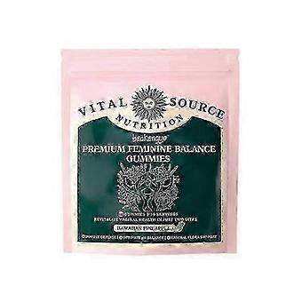 Pacote com 1 a 3 unidades de gomas Feminine Balance - 60 unidades de géis nutritivos e gomas mastigáveis ​​saborosas