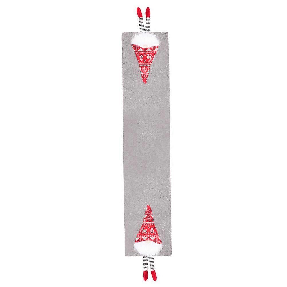 Tablecloth Decor Xmas Tablecloth for Decor 1Pcs Faceless Doll Pattern Grey