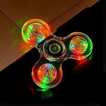 Fidget spinner, lichtgevend sensorisch stressverlichtend speelgoed, vermindert angst, verlicht spanning, cadeau voor tienerjongens, beloning voor in de klas, geschikt voor kinderen.