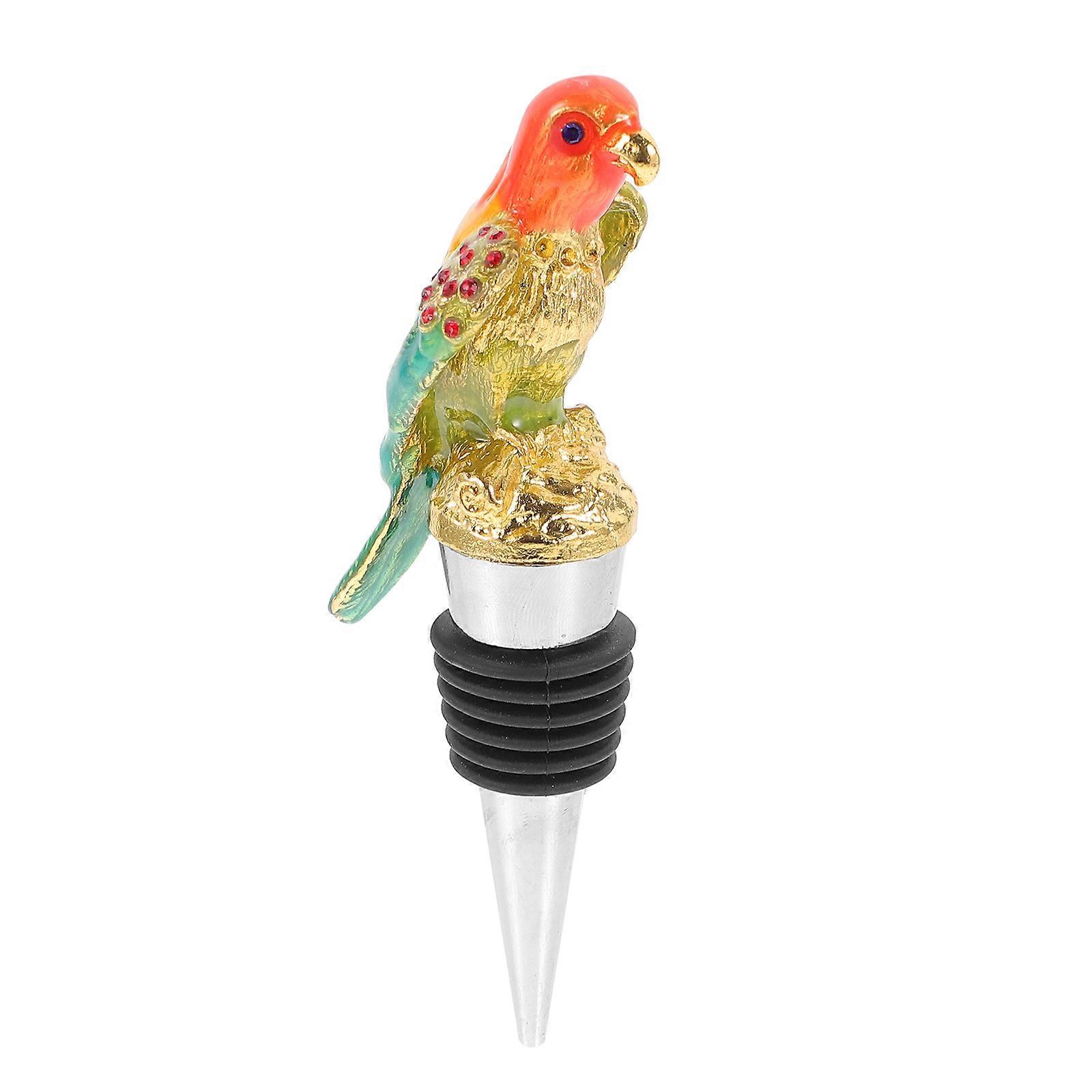 Parrot for with Silver Decorative Design