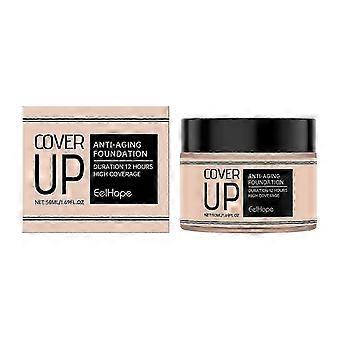 Face Makeup Cover Up Slow-aging Foundations Duration 12 Hours High Coverage 50ml KHMYV