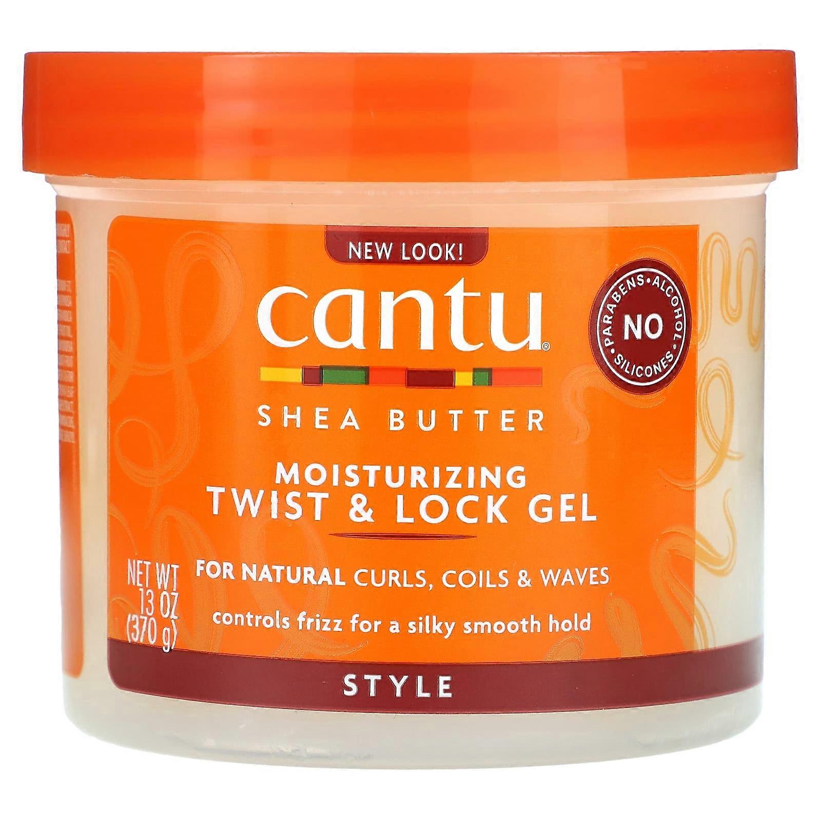 Cantu, Shea Butter, Moisturizing Twist & Lock Gel, 13 oz (370 g), 2-Pack