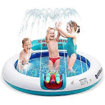 UFO series fountain with water spray gun children's paddling pool interactive game swimming pool