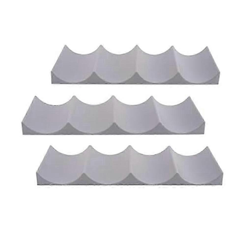 3 Pcs Red Wine Display Stacking Bottle Rack Suitable compatible with Kitchen Bar Hotel Multi-Purpose Stacking Display Rack, Gray