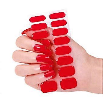 2026 Bästa 1Set Hela Wraps Nagelklistermärken Nagellacksremsor Självhäftande DIY Nagelkonst Dekaler Nagelwraps för DIY Nagelkonst Dekorationer Flerfärgade