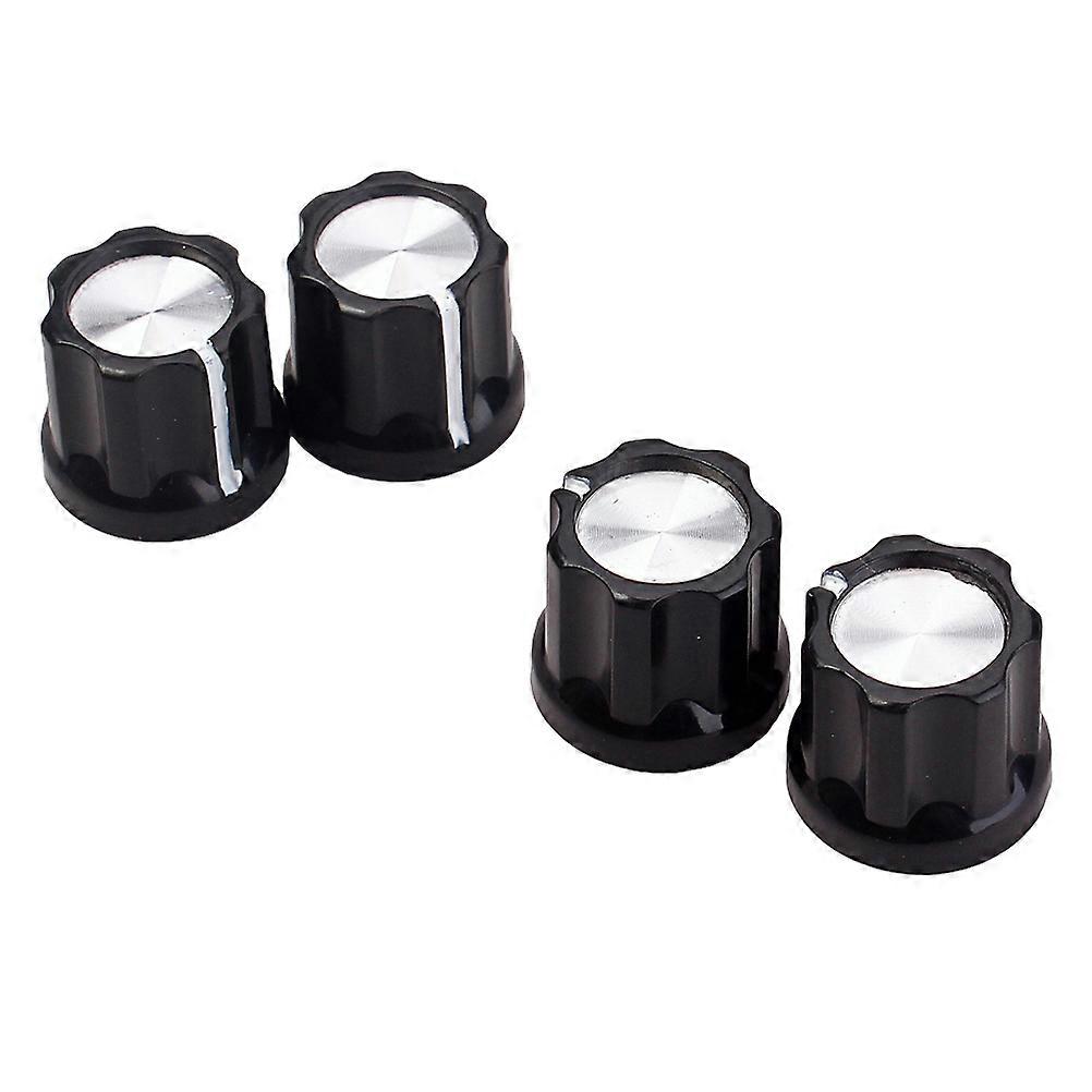 4 Pcs Electric Guitar Accessories Guitar Tuning Knobs Jazz Bass Knobs Pot Knobs Amplifier