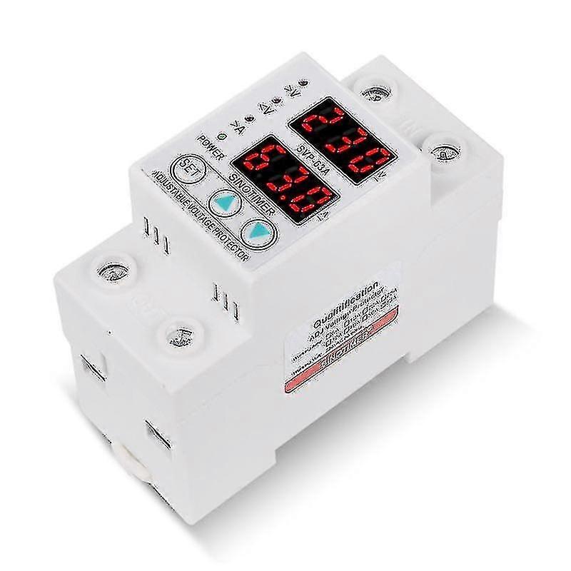 63a 230v Over Under Voltage Protective Device Protector Current Limit Voltmeter - Aespa