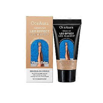 OceAura Wheat-Colored Leg Blackening Foundation Cream: Gentle Nourishment, Natural Adhesion, Light Penetration, And Concealing Foundation Cream
