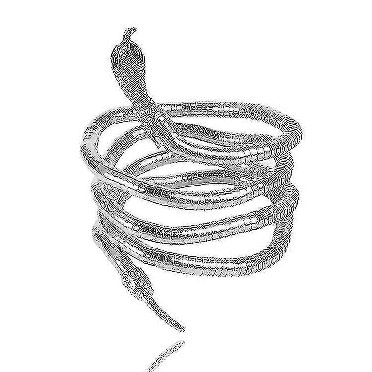 Damer Flexibelt Ormarmband Böjbart Ormarmband, Halsband Guld