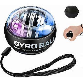Automatischer Handgelenk-Balltrainer mit LED-Beleuchtung, Handgriffstärker für Unterarm-, Handgelenk- und Muskeltraining, Gelenkentspannung und Spannungsabbau