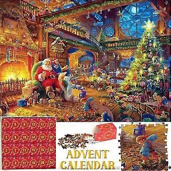 Puzzle Kalendarz adwentowy 2023, 1008 Piece Puzzle 24 dni do Bożego Narodzenia Odliczanie
