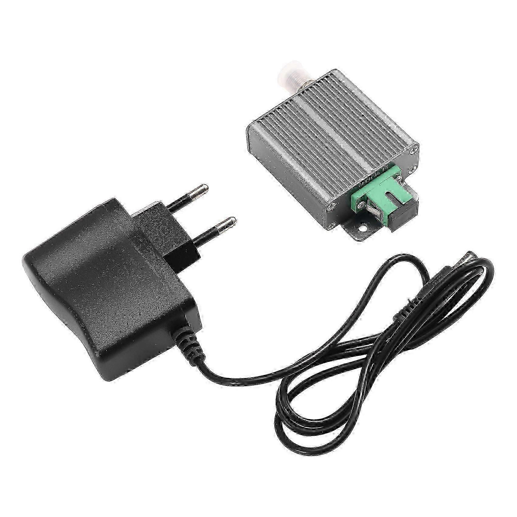 Rx-A10 Active Optical Receiver compatible Cable TV (CATV) with Automatic Gain Control (AGC) EU Plug
