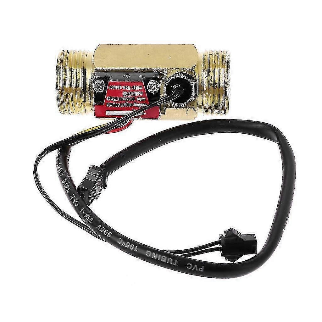 Water Flow Hall Sensor With Temperature Water Flow Sensor Switch Liquid Flow