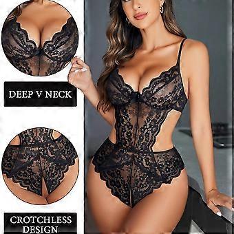 European and American babes nightclub women's clothing sexy lace onesie shapewear sexy underwear bodysuit