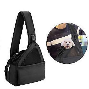 Easy Carry Pet Carrier Bag with Side Panel Opening, Shoulder Carry Comfort for Daily Use and Regular Travel Needs  Light Grey