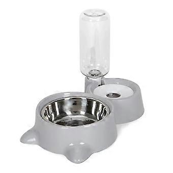 Automatisk matare för katt, hund, kattunge - 1,8 liters mat- och vattenbehållare, bubbelskålar för husdjur, drickfontän, husdjurstillbehör
