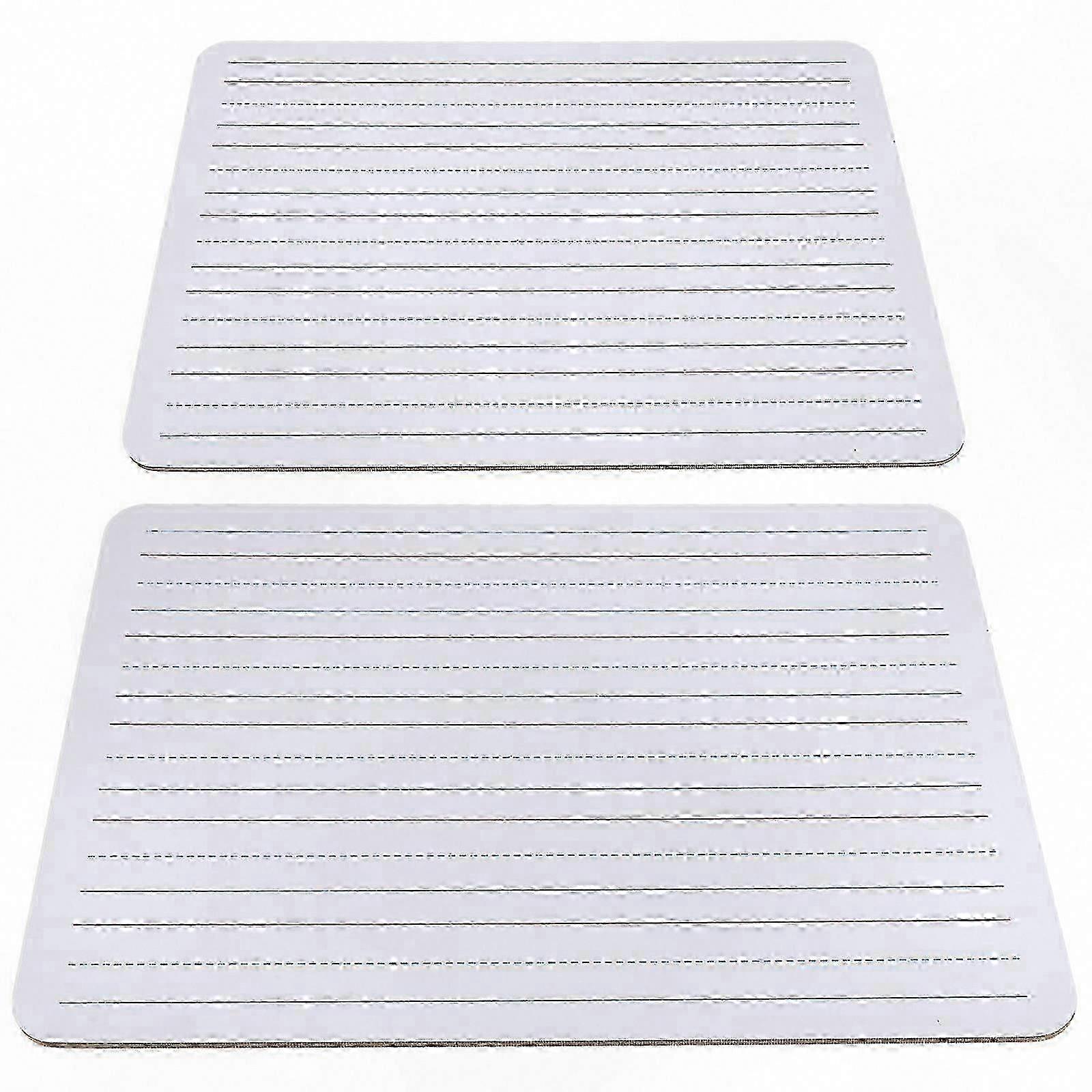 Whiteboard Set - 2-Pack Practice Line Boards for Early Learners, Educational Tool