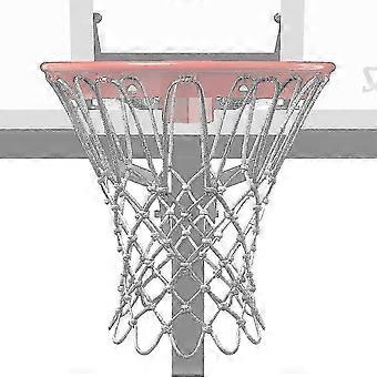 Heavy Duty White Basketball Net, Durable Weather-Resistant Replacement Net for Indoor and Outdoor Use, Compatible with Standard Basketball Rims