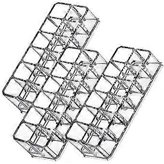 Delicate Lipstick Stand 3Pcs 12-Slot Lipstick Organizer for Storage