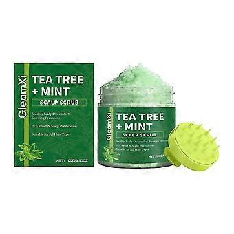 Tea Tree Scalp Scrub for Hair Revitalization with Natural Extracts, Strengthening Care, 1 Set