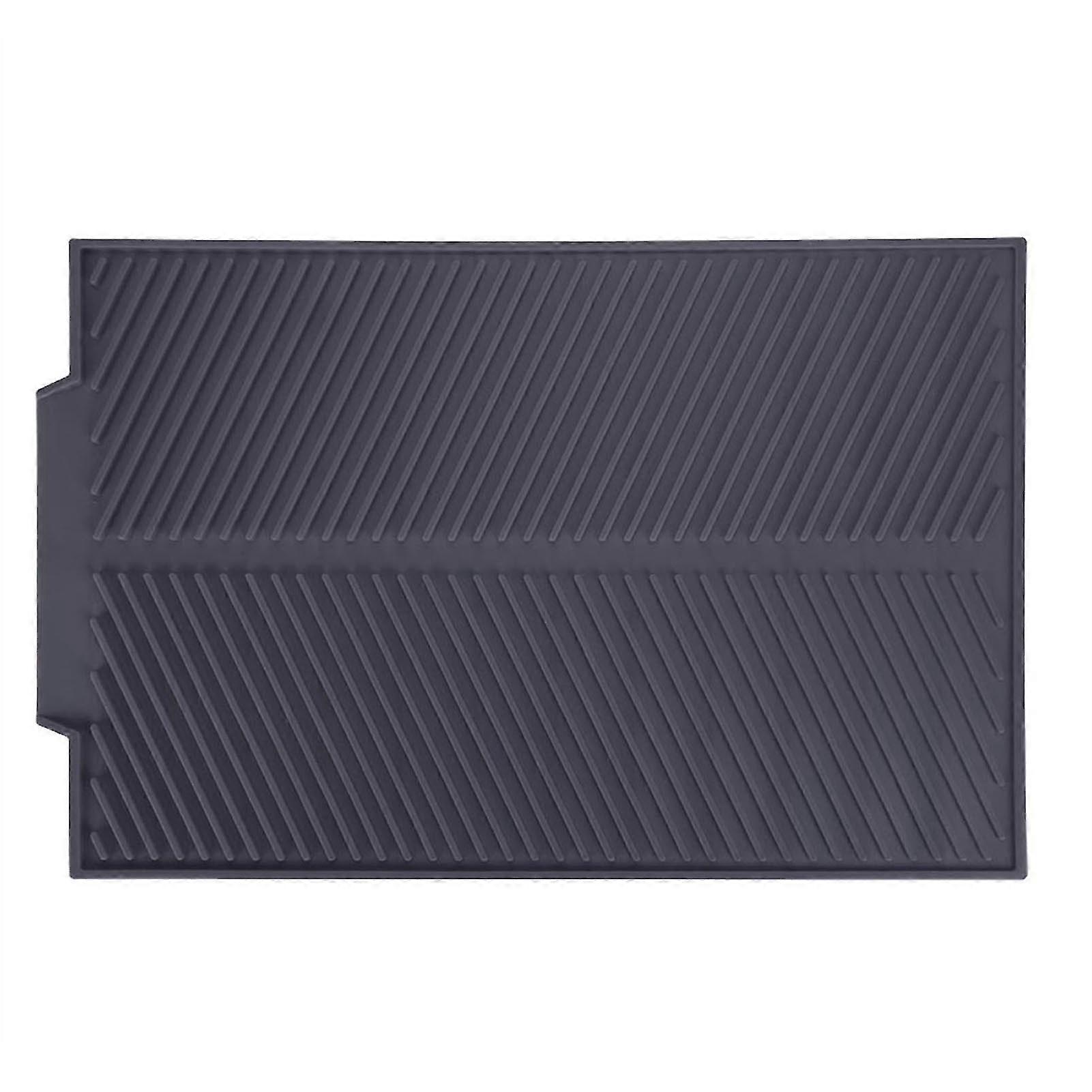 Ridge-Design Silicone Drain Mat Non-Slip