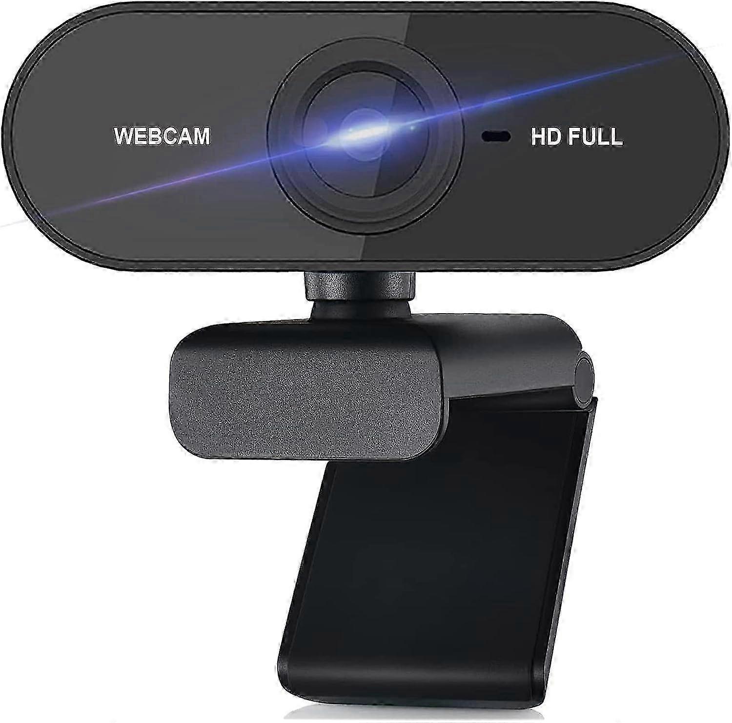 1080P Wide-Angle Webcam with Mic