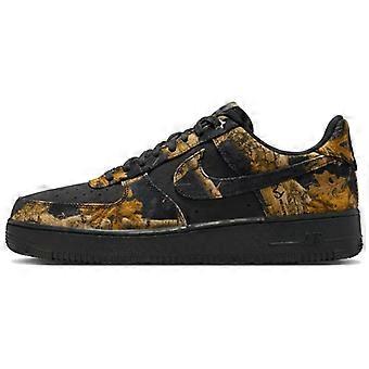 Chaussures de skate Nike Air Force 1 à amorti en tissu pour homme, noir et marron IH1221-001