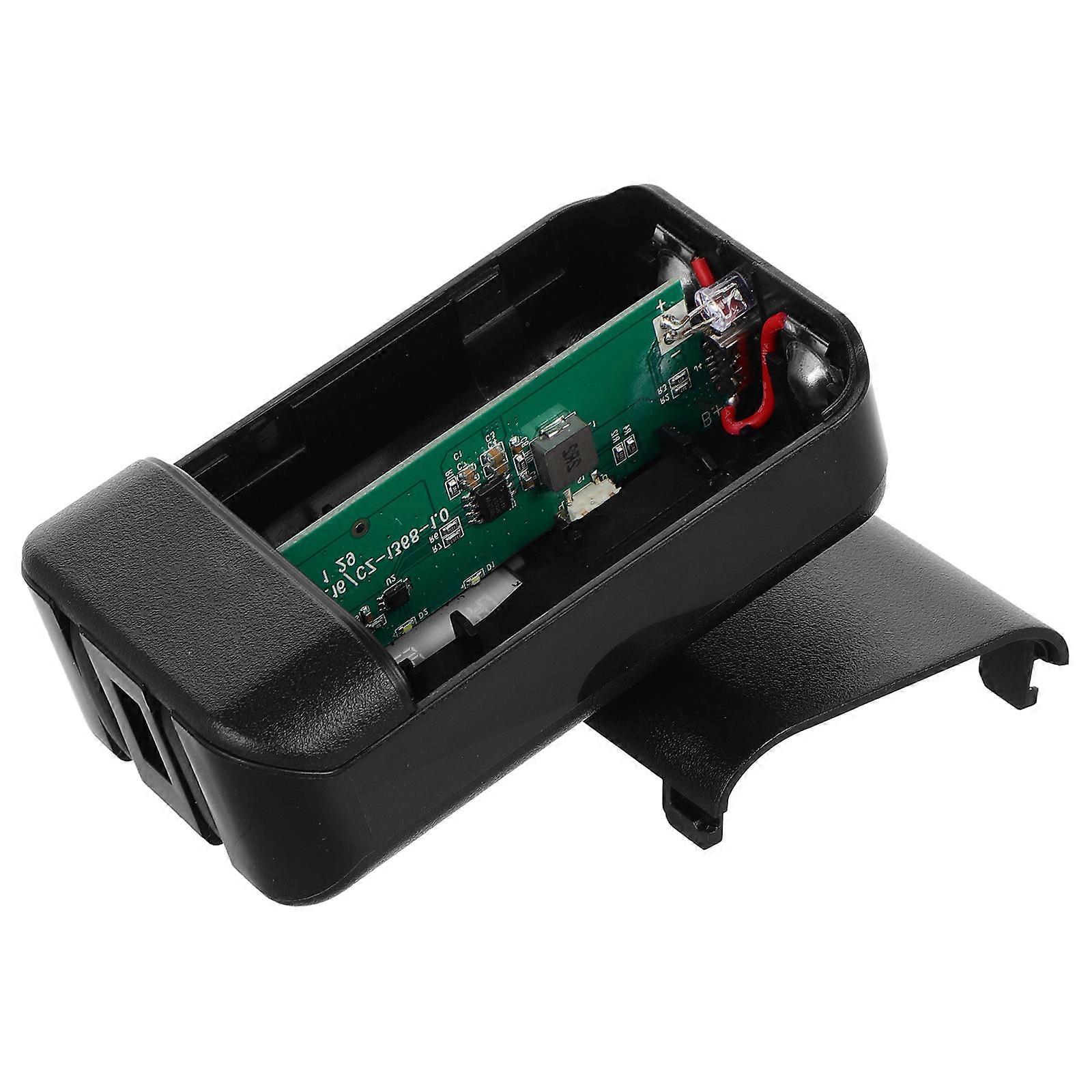 Power Bank for Storage Security Black Plastic