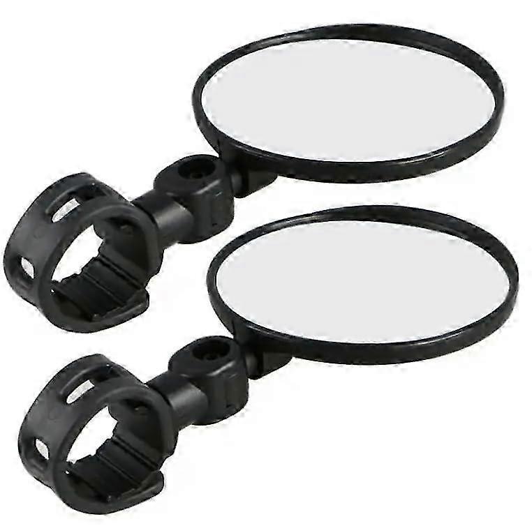 Dual Adjustable Convex Rear View Mirrors