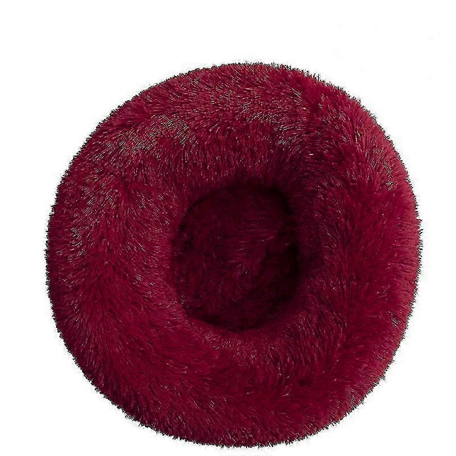 Plush Round Warm Pet Bed Nest