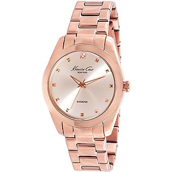 Kenneth cole rock out Quartz Analog Women's Watch with IKC4950 Gold Plated Stainless Steel Bracelet
