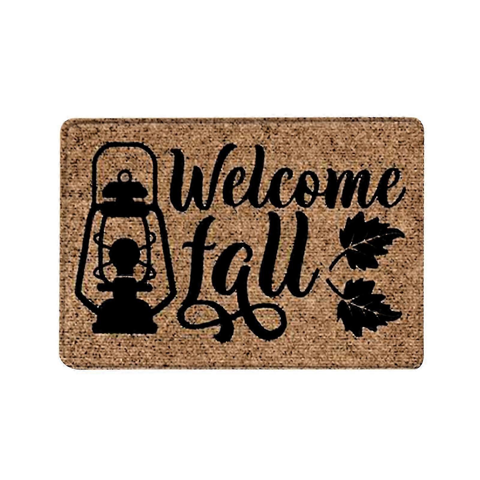 Non Slip Letter Design Door Mat