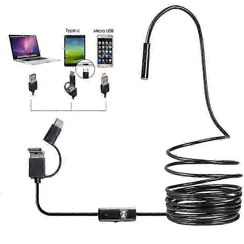 HD Flexible 3-in-1 Industrial Borescope
