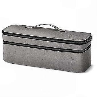 Organizer Bag for Hair Dryer and Curling Wand, Double Layer Travel All-In-One Storage