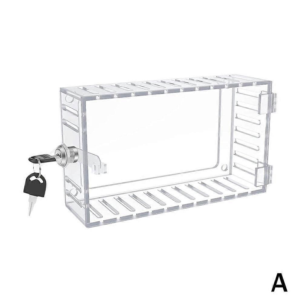 Secure Clear Thermostat Enclosure Keyed