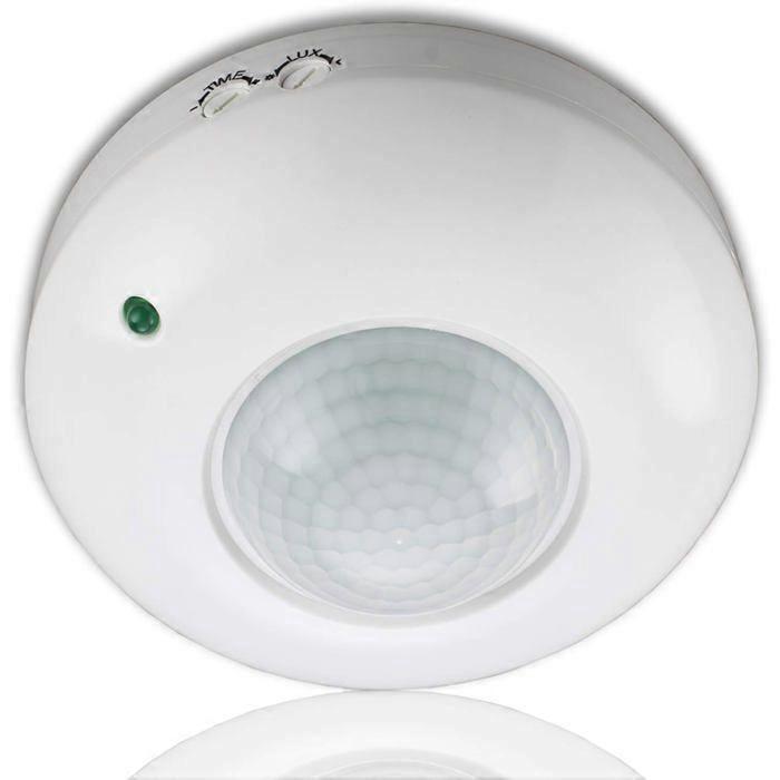 360 ceiling-mounted PIR motion detector, 6m range, 1200W